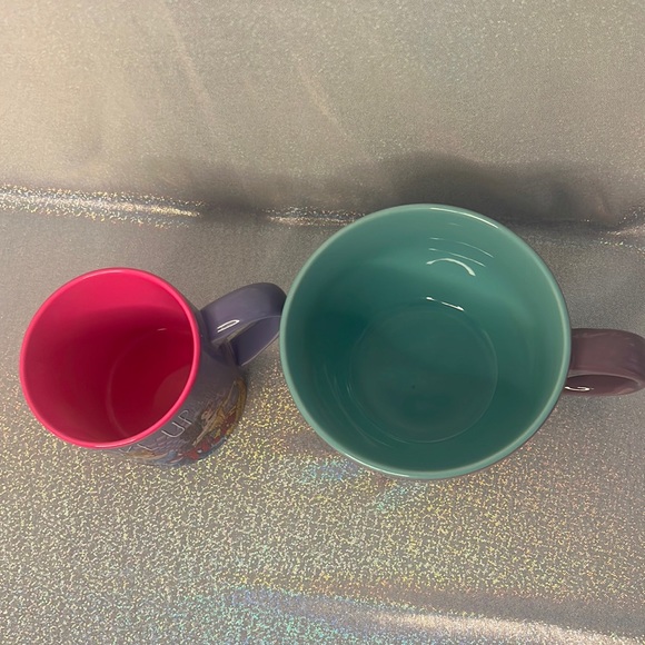 Disney Ariel mug large cup size drinkware sipper purple blue mermaid movie - Picture 7 of 7